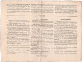 1906. "A Magyar Jelzálog-Hitelbank" "B" nyereménykötvénye 100K-ról, magyar és né...