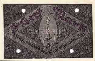 Német Birodalom/Császárság/Kempten 1918.11.2. 5M, 10M, 20M, 50M mind hivatalos érvénytelenítéssel T:...