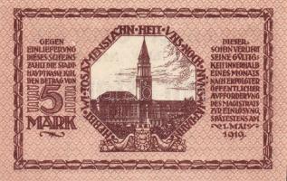 Német Birodalom/Császárság/Kiel 1918.10.15. 5M, 10M T:I