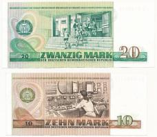 NDK 1971. 10M (2x) + 1975. 20M T:III
GDR 1971. 10 Mark (2x) + 1975. 20 Mark C:F