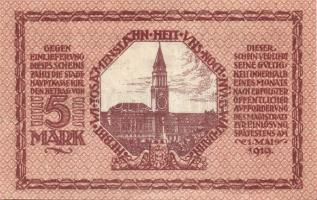 Német Birodalom/Császárság/Kiel 1918.10.15. 5M, 10M T:I