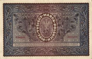Lengyelország 1920. 5000M(5x) egymásutáni sorszámokkal T:I-