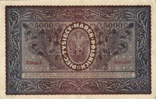 Lengyelország 1920. 5000M(5x) egymásutáni sorszámokkal T:I-