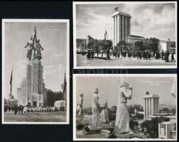 1937 Paris, Exposition Internationale - 3 postcards