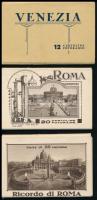 6 db RÉGI olasz képeslap sorozat / 6 pre-1945 Italian postcard series