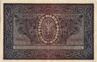Lengyelország 1920. 5000M(3x) egymásutáni sorszámokkal T:I-