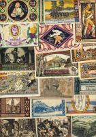 Német Birodalom/Weimari Köztársaság 1920-as évek eleje 962db bankjegy szükségpénz többségében klf ke...