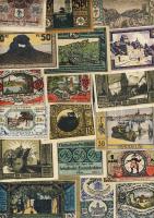 Német Birodalom/Weimari Köztársaság 1920-as évek eleje 962db bankjegy szükségpénz többségében klf ke...