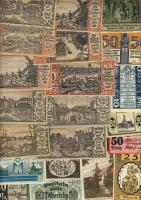 Német Birodalom/Weimari Köztársaság 1920-as évek eleje 962db bankjegy szükségpénz többségében klf ke...