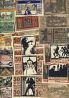 Német Birodalom/Weimari Köztársaság 1920-as évek eleje 962db bankjegy szükségpénz többségében klf ke...