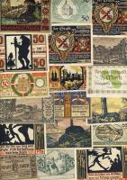 Német Birodalom/Weimari Köztársaság 1920-as évek eleje 962db bankjegy szükségpénz többségében klf ke...