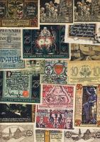 Német Birodalom/Weimari Köztársaság 1920-as évek eleje 962db bankjegy szükségpénz többségében klf ke...