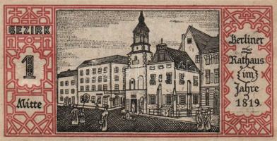 Német Birodalom/Weimari Köztársaság/ Berlin "1-20 kerületek" 20db klf szükségpénz, komplett sor T:I