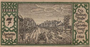 Német Birodalom/Weimari Köztársaság/ Berlin "1-20 kerületek" 20db klf szükségpénz, komplet...