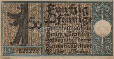 Német Birodalom/Weimari Köztársaság/ Berlin "1-20 kerületek" 20db klf szükségpénz, komplet...