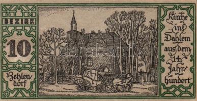 Német Birodalom/Weimari Köztársaság/ Berlin "1-20 kerületek" 20db klf szükségpénz, komplet...