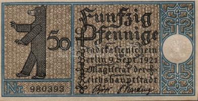 Német Birodalom/Weimari Köztársaság/ Berlin "1-20 kerületek" 20db klf szükségpénz, komplet...