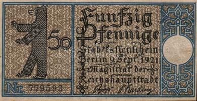 Német Birodalom/Weimari Köztársaság/ Berlin "1-20 kerületek" 20db klf szükségpénz, komplet...