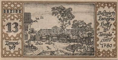 Német Birodalom/Weimari Köztársaság/ Berlin "1-20 kerületek" 20db klf szükségpénz, komplet...