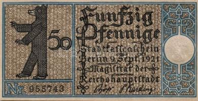 Német Birodalom/Weimari Köztársaság/ Berlin "1-20 kerületek" 20db klf szükségpénz, komplet...