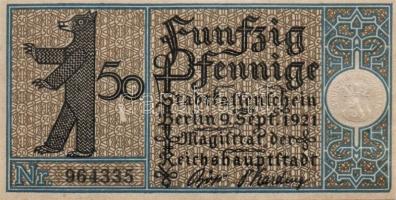 Német Birodalom/Weimari Köztársaság/ Berlin "1-20 kerületek" 20db klf szükségpénz, komplet...