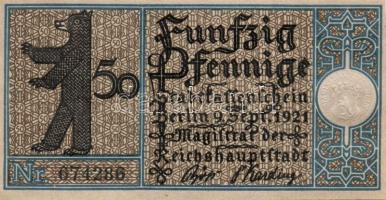 Német Birodalom/Weimari Köztársaság/ Berlin "1-20 kerületek" 20db klf szükségpénz, komplet...