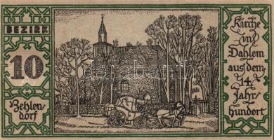 Német Birodalom/Weimari Köztársaság/ Berlin "1-20 kerületek" 20db klf szükségpénz, komplet...