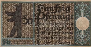 Német Birodalom/Weimari Köztársaság/ Berlin "1-20 kerületek" 20db klf szükségpénz, komplet...