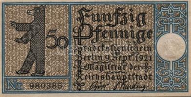 Német Birodalom/Weimari Köztársaság/ Berlin "1-20 kerületek" 20db klf szükségpénz, komplet...