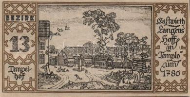 Német Birodalom/Weimari Köztársaság/ Berlin "1-20 kerületek" 20db klf szükségpénz, komplet...