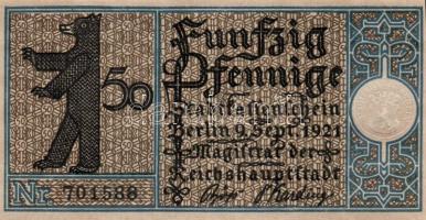 Német Birodalom/Weimari Köztársaság/ Berlin "1-20 kerületek" 20db klf szükségpénz, komplet...