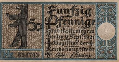 Német Birodalom/Weimari Köztársaság/ Berlin "1-20 kerületek" 20db klf szükségpénz, komplet...