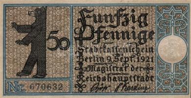 Német Birodalom/Weimari Köztársaság/ Berlin "1-20 kerületek" 20db klf szükségpénz, komplet...