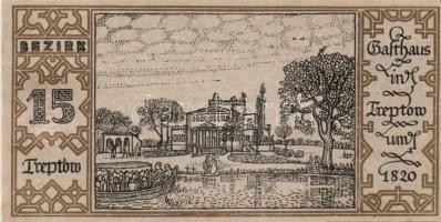 Német Birodalom/Weimari Köztársaság/ Berlin "1-20 kerületek" 20db klf szükségpénz, komplet...