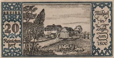 Német Birodalom/Weimari Köztársaság/ Berlin "1-20 kerületek" 20db klf szükségpénz, komplet...