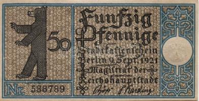 Német Birodalom/Weimari Köztársaság/ Berlin "1-20 kerületek" 20db klf szükségpénz, komplet...