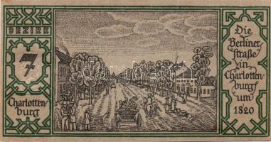 Német Birodalom/Weimari Köztársaság/ Berlin "1-20 kerületek" 20db klf szükségpénz, komplet...