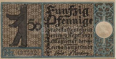 Német Birodalom/Weimari Köztársaság/ Berlin "1-20 kerületek" 20db klf szükségpénz, komplet...