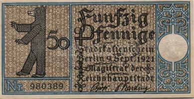 Német Birodalom/Weimari Köztársaság/ Berlin "1-20 kerületek" 20db klf szükségpénz, komplet...