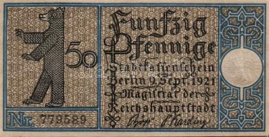 Német Birodalom/Weimari Köztársaság/ Berlin "1-20 kerületek" 20db klf szükségpénz, komplet...