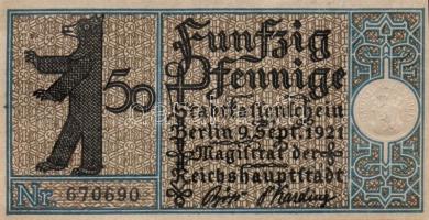 Német Birodalom/Weimari Köztársaság/ Berlin "1-20 kerületek" 20db klf szükségpénz, komplet...