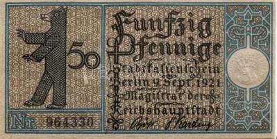 Német Birodalom/Weimari Köztársaság/ Berlin "1-20 kerületek" 20db klf szükségpénz, komplet...