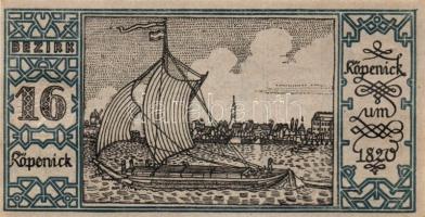 Német Birodalom/Weimari Köztársaság/ Berlin "1-20 kerületek" 20db klf szükségpénz, komplet...