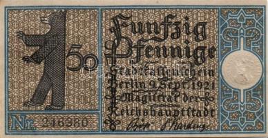 Német Birodalom/Weimari Köztársaság/ Berlin "1-20 kerületek" 20db klf szükségpénz, komplet...