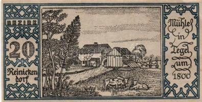 Német Birodalom/Weimari Köztársaság/ Berlin "1-20 kerületek" 20db klf szükségpénz, komplet...