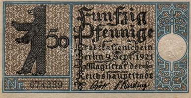 Német Birodalom/Weimari Köztársaság/ Berlin "1-20 kerületek" 20db klf szükségpénz, komplet...