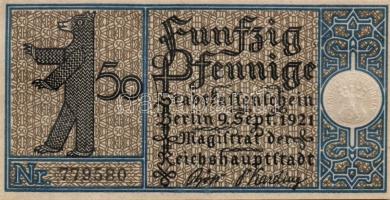 Német Birodalom/Weimari Köztársaság/ Berlin "1-20 kerületek" 20db klf szükségpénz, komplet...