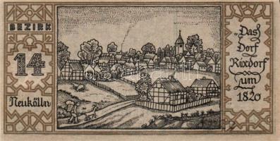 Német Birodalom/Weimari Köztársaság/ Berlin "1-20 kerületek" 20db klf szükségpénz, komplet...