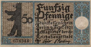 Német Birodalom/Weimari Köztársaság/ Berlin "1-20 kerületek" 20db klf szükségpénz, komplet...