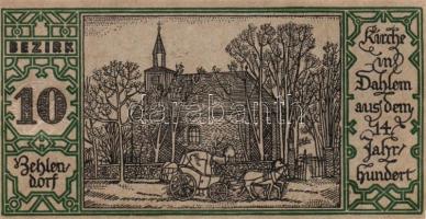 Német Birodalom/Weimari Köztársaság/ Berlin "1-20 kerületek" 20db klf szükségpénz, komplet...